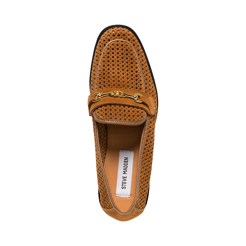 Nafisa Flat Shoe TAN SUEDE
