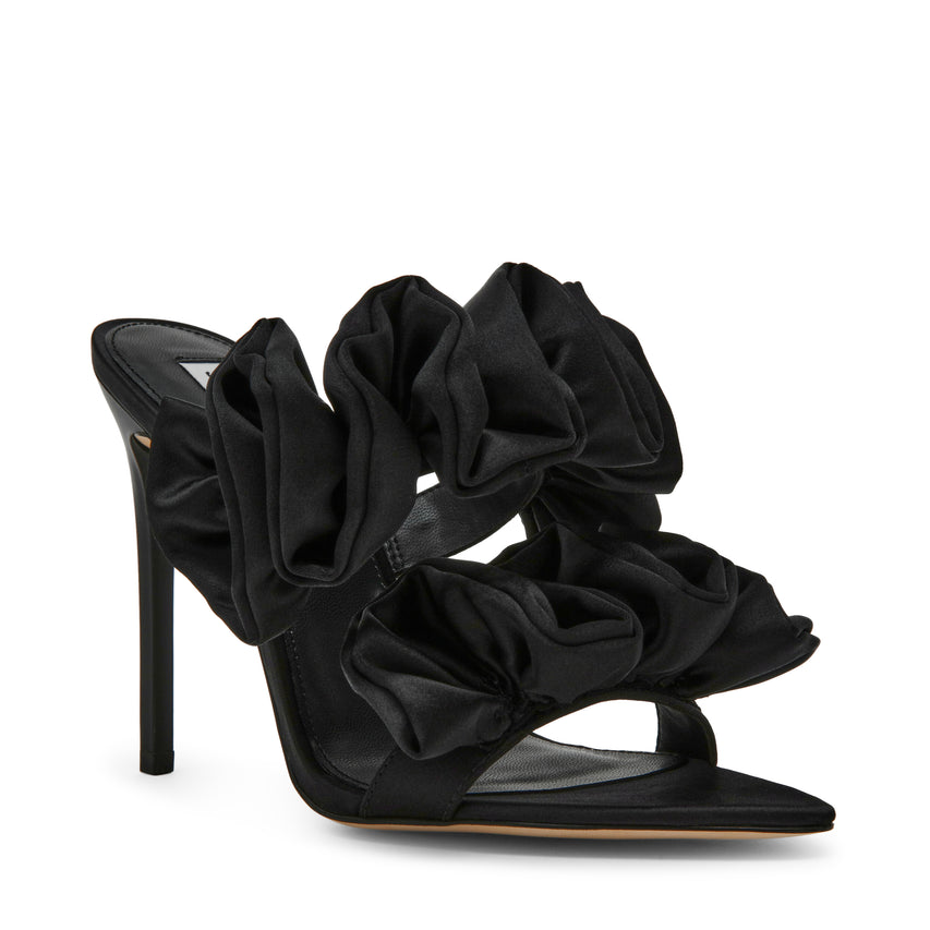 Aalina Sandal BLK SATIN - view 2
