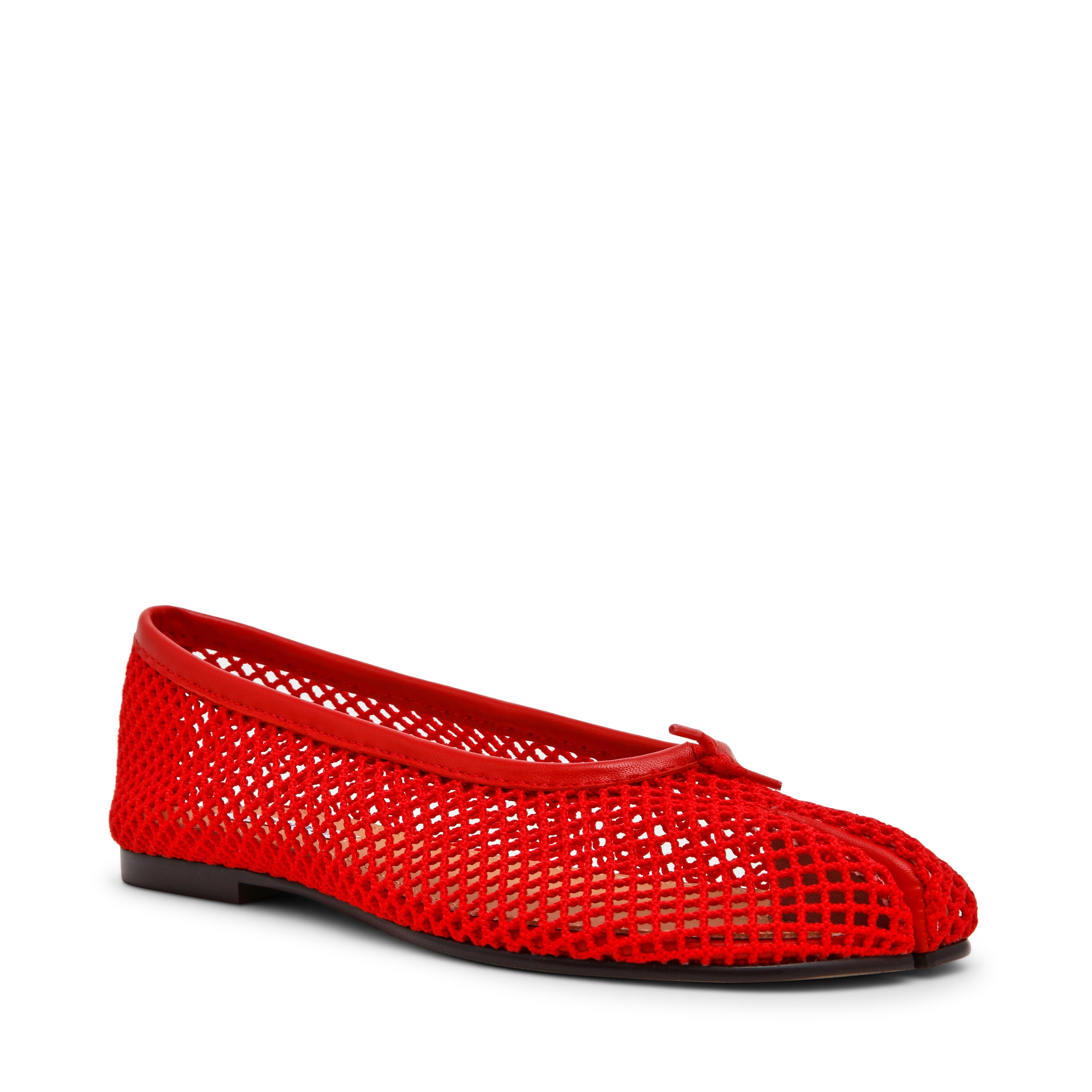 Calico-Mesh Flat Shoe RED - view 2