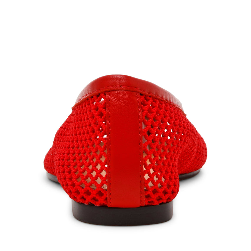 Calico-Mesh Flat Shoe RED - view 4