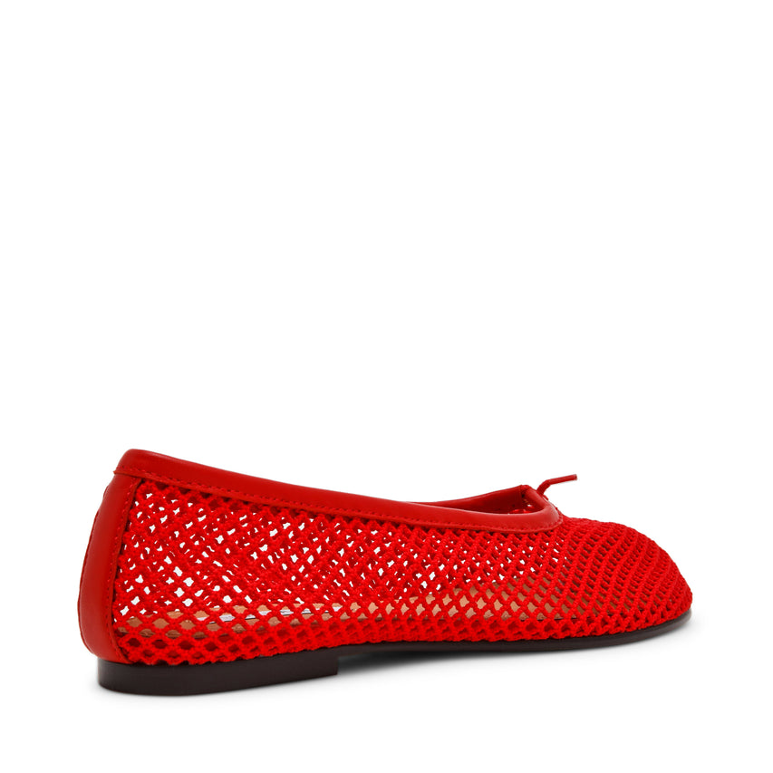 Calico-Mesh Flat Shoe RED - view 5