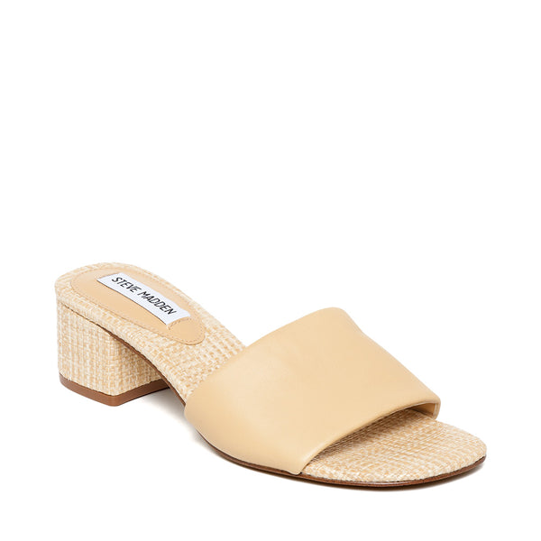 Blanche Slide NATURAL LEAHTER