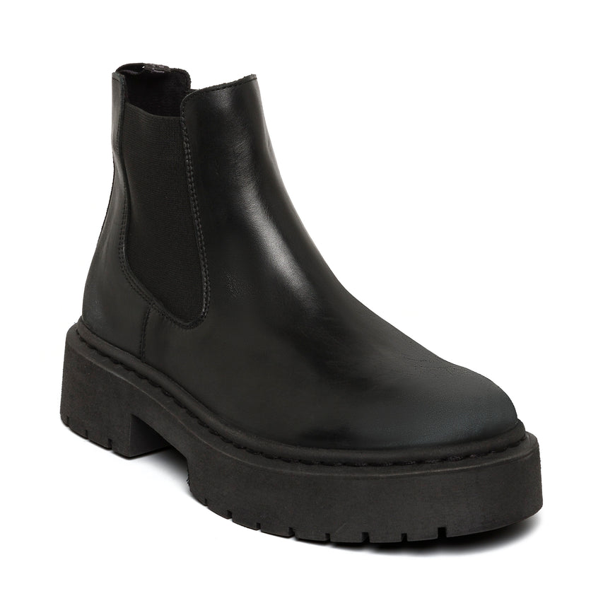 Glennis Bootie BLACK LEATHER
