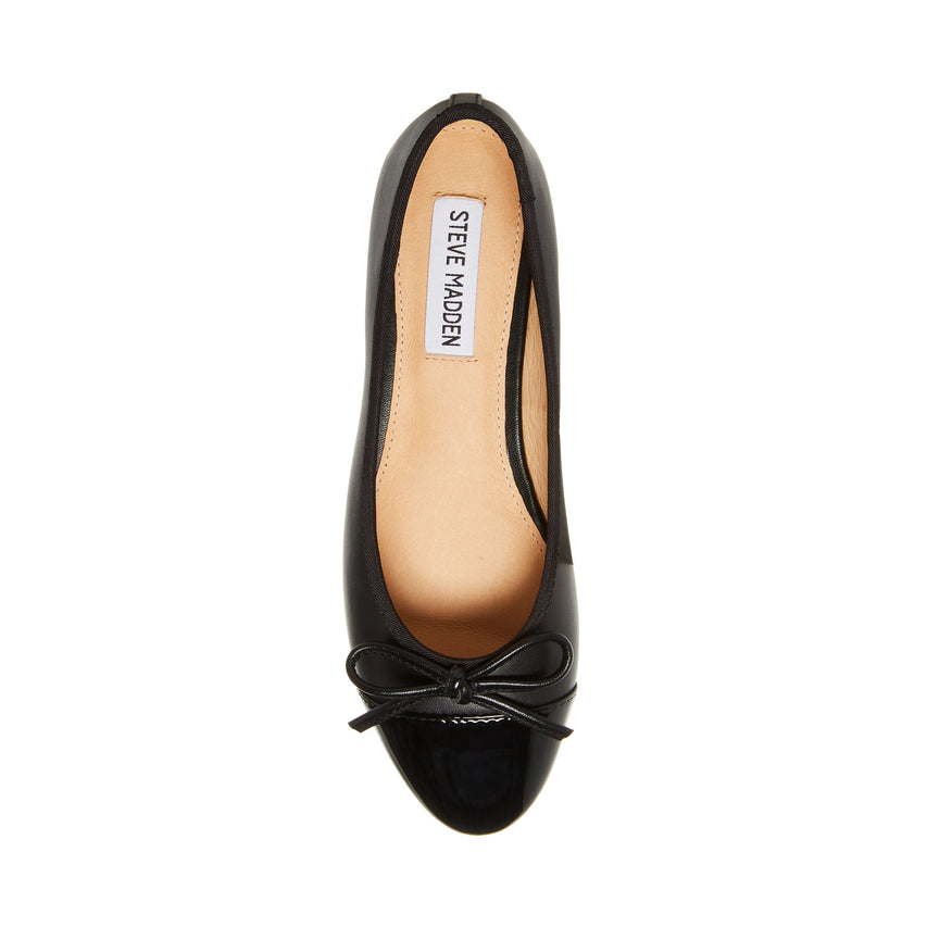 Ellison Flat Shoe BLACK LEATHER