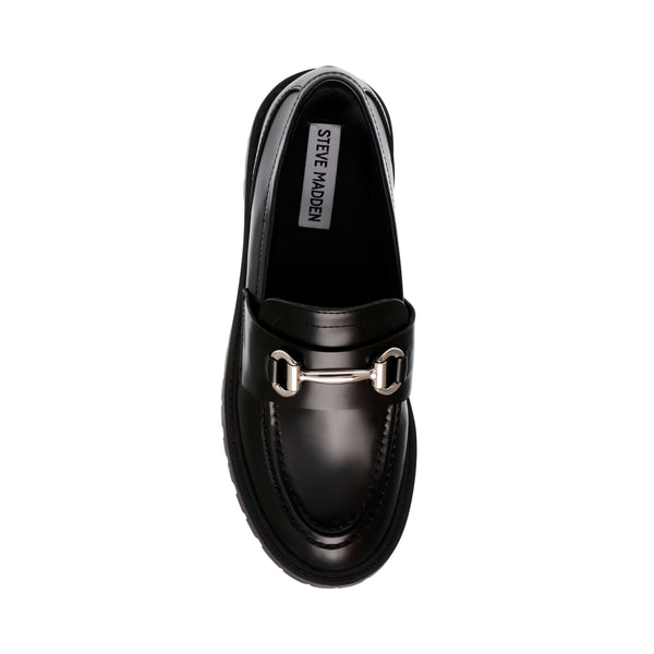 Lando-Cn Flat Shoe BLACK LEATHER