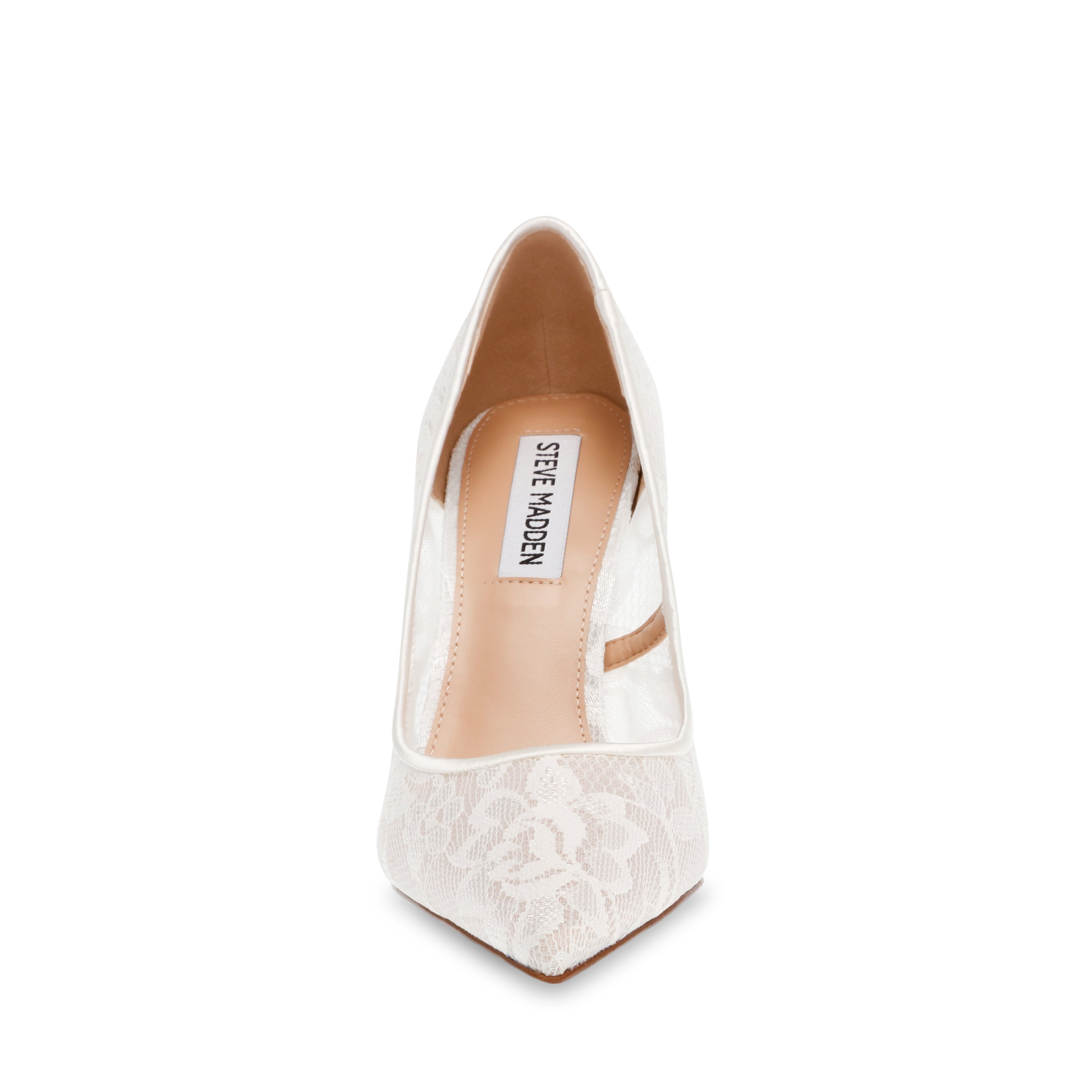 Evelyn-L Pump WHT LACE - view 3