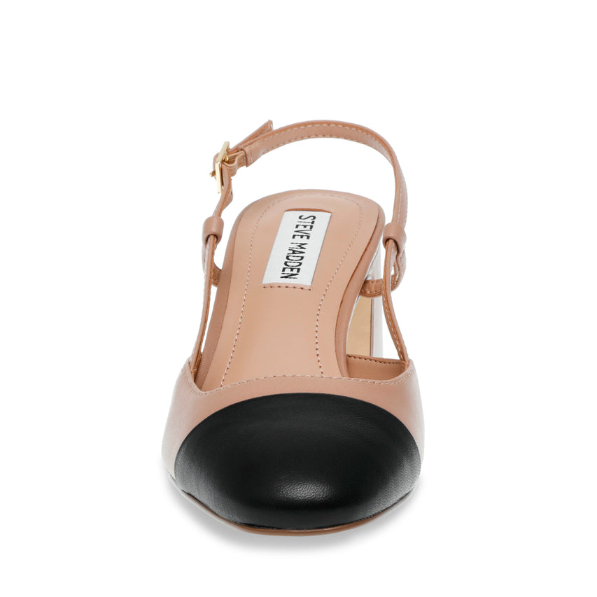 Zeina Pump TAN/BLACK