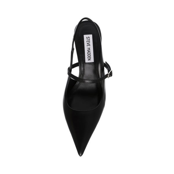 Armour Slingback BLACK LEATHER