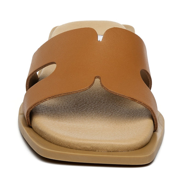 Sofia Slide COGNAC