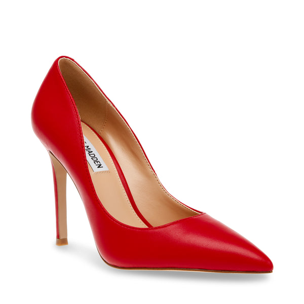 Evelyn-E Pump RED LEATHER