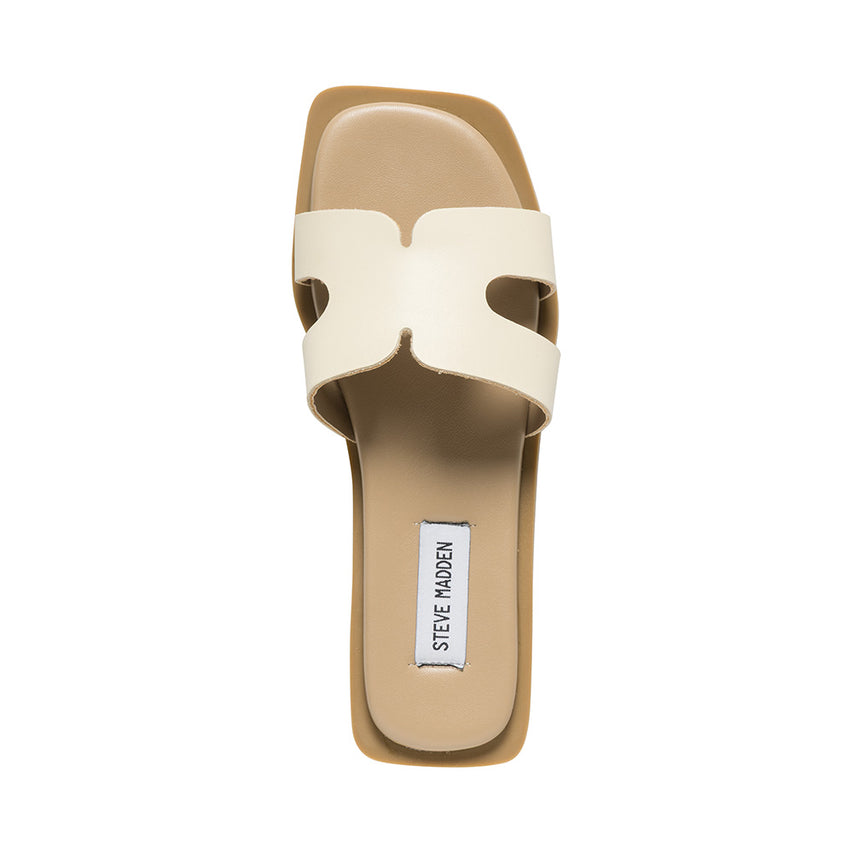 Sofia Slide BONE LEATHER