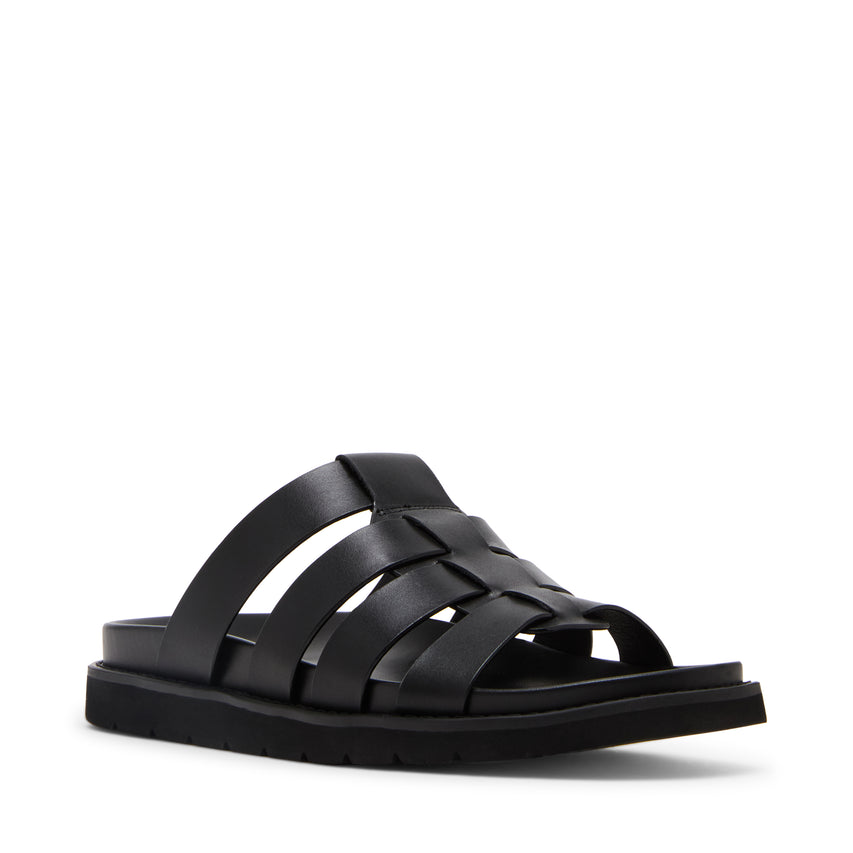 Ankara Sandal BLACK LEATHER - view 2
