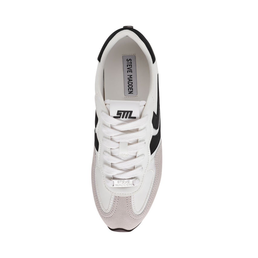 Abbi-Sm Sneaker WHT/BLKGRY - view 6