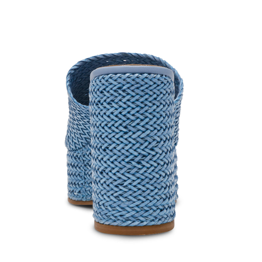 Cassi Sandal BLUE RAFFIA - view 4