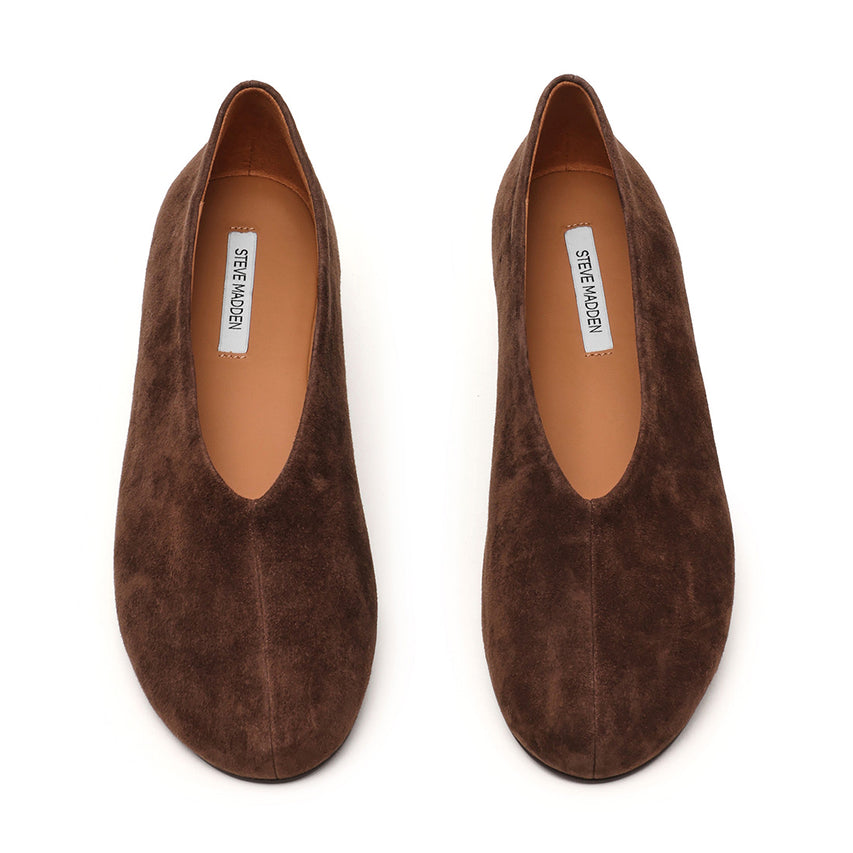 Cyntra Flat Shoe BROWN SUEDE - view 3
