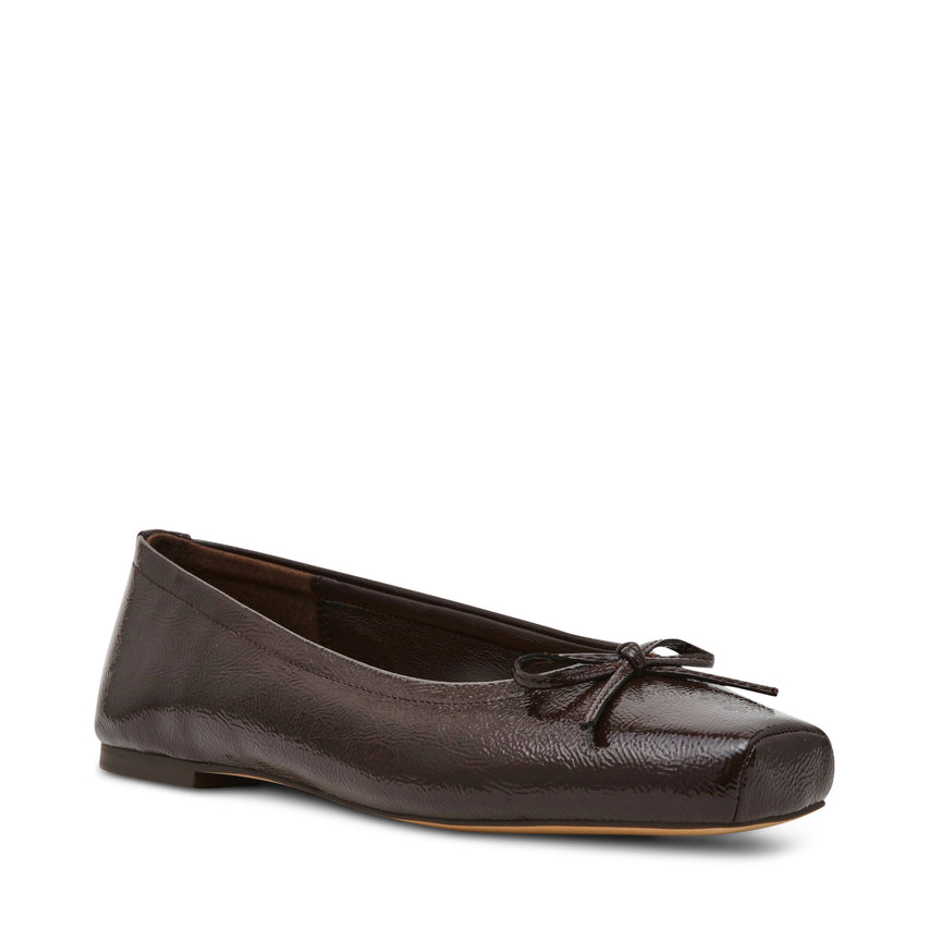 Eleve Flat Shoe BROWN PATENT - view 2