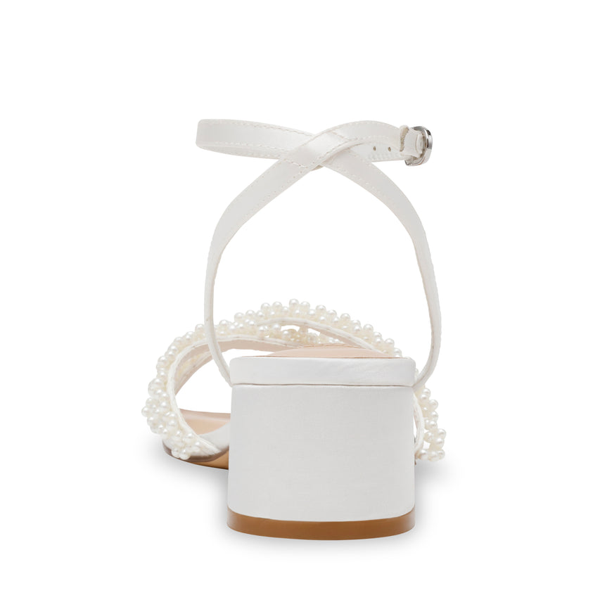 Gabby-P Sandal IVORY SATIN - view 4