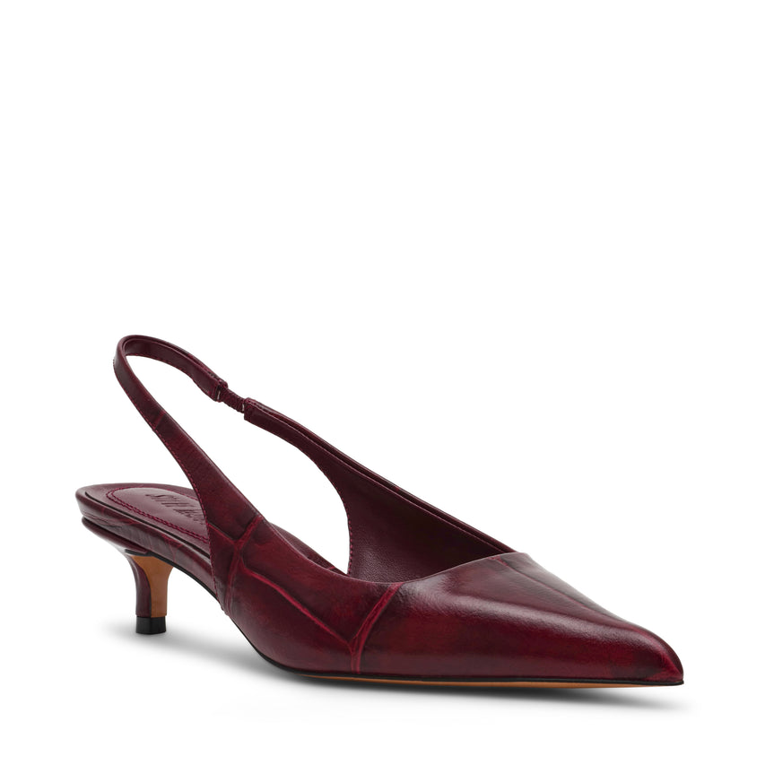 Kittie2 Pump WINE CROCO