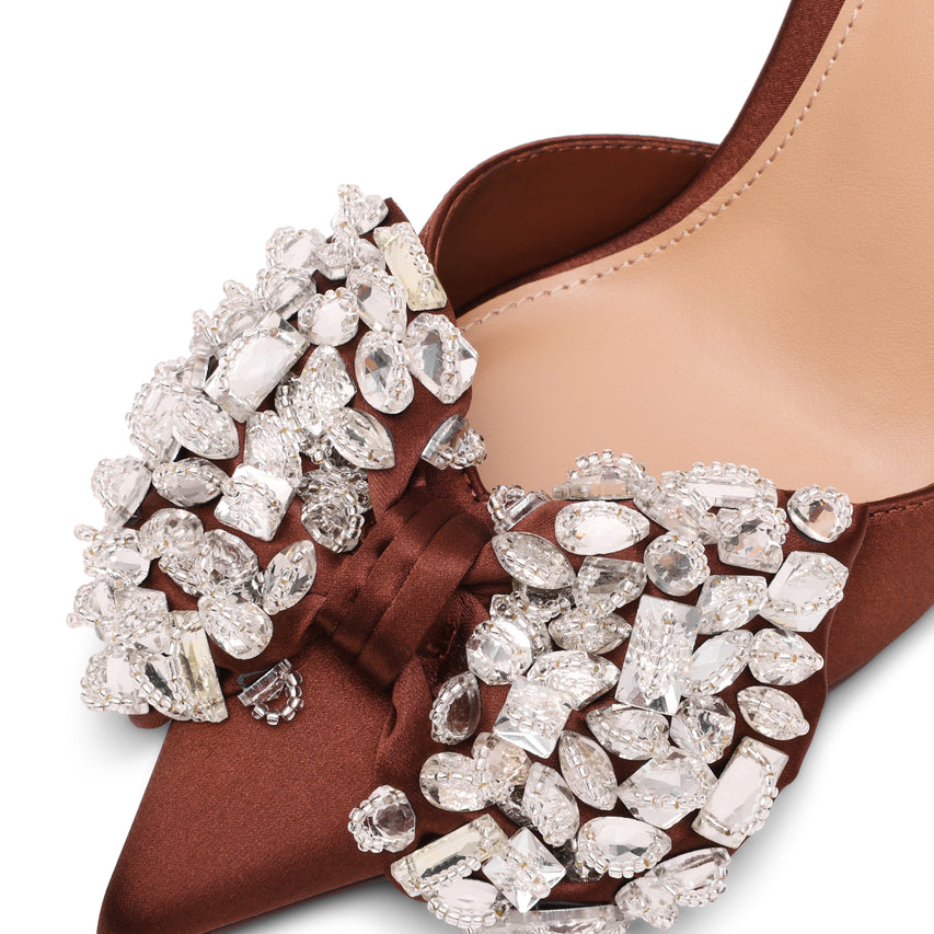 Lovie Pump BRN SATIN