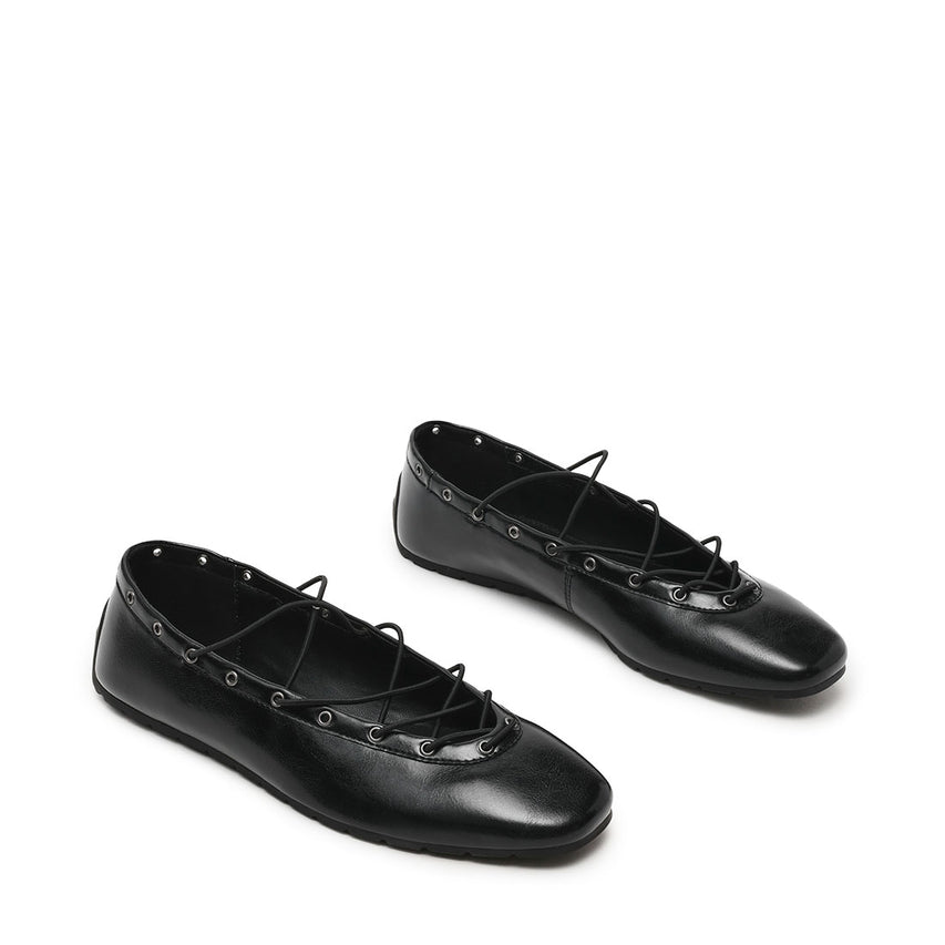 Pointe Flat Shoe BLACK