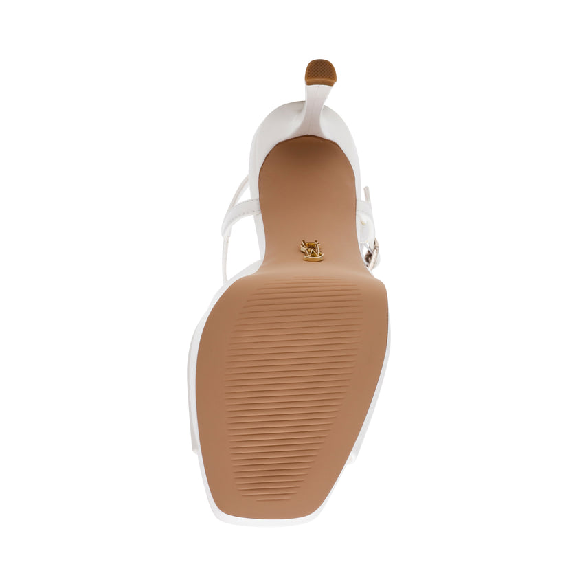 Rekindle Sandal WHT PATENT - view 7