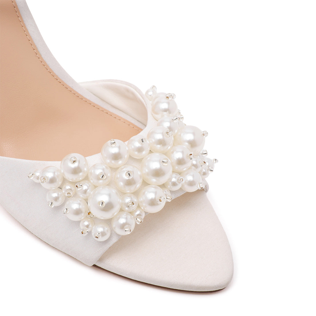 Rexa-P Sandal IVORY SATIN - view 5