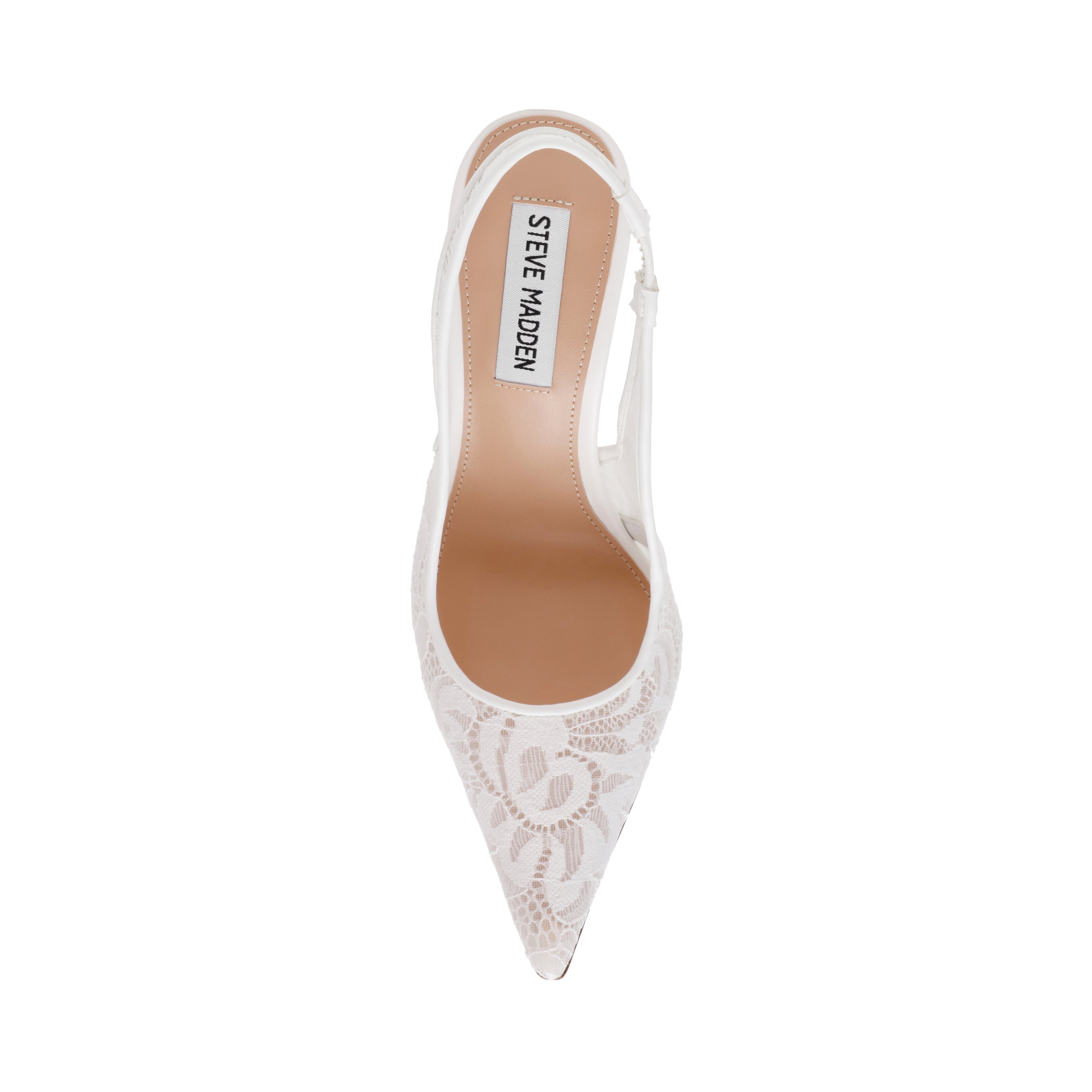 Reyes-Lace Pump WHITE LACE
