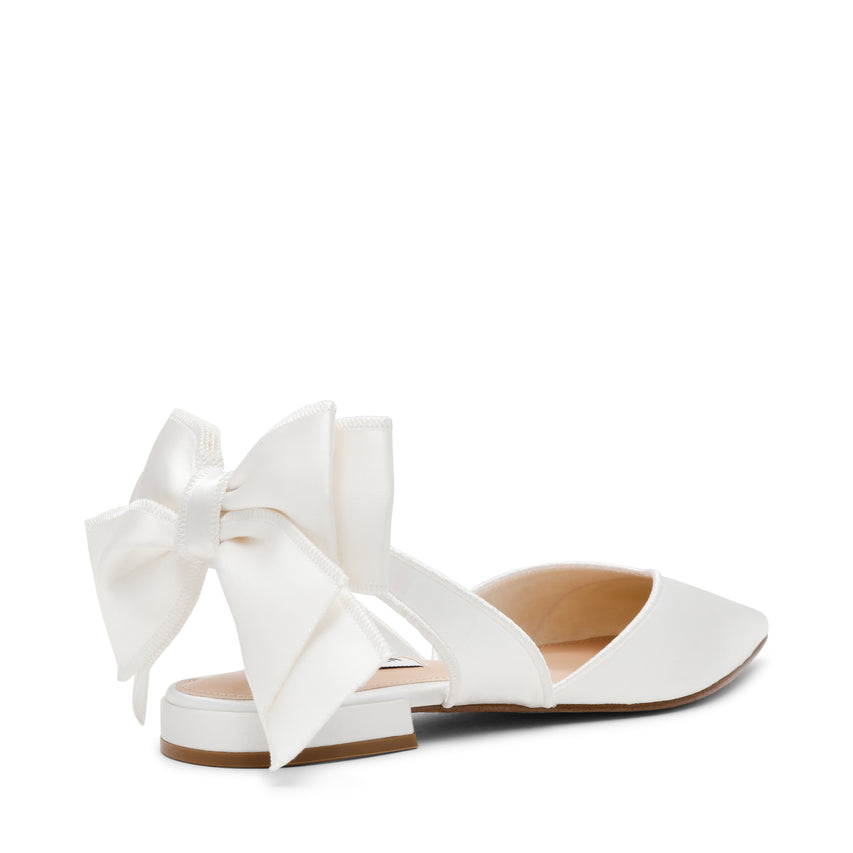 Synthia Flat Shoe IVORYSATIN