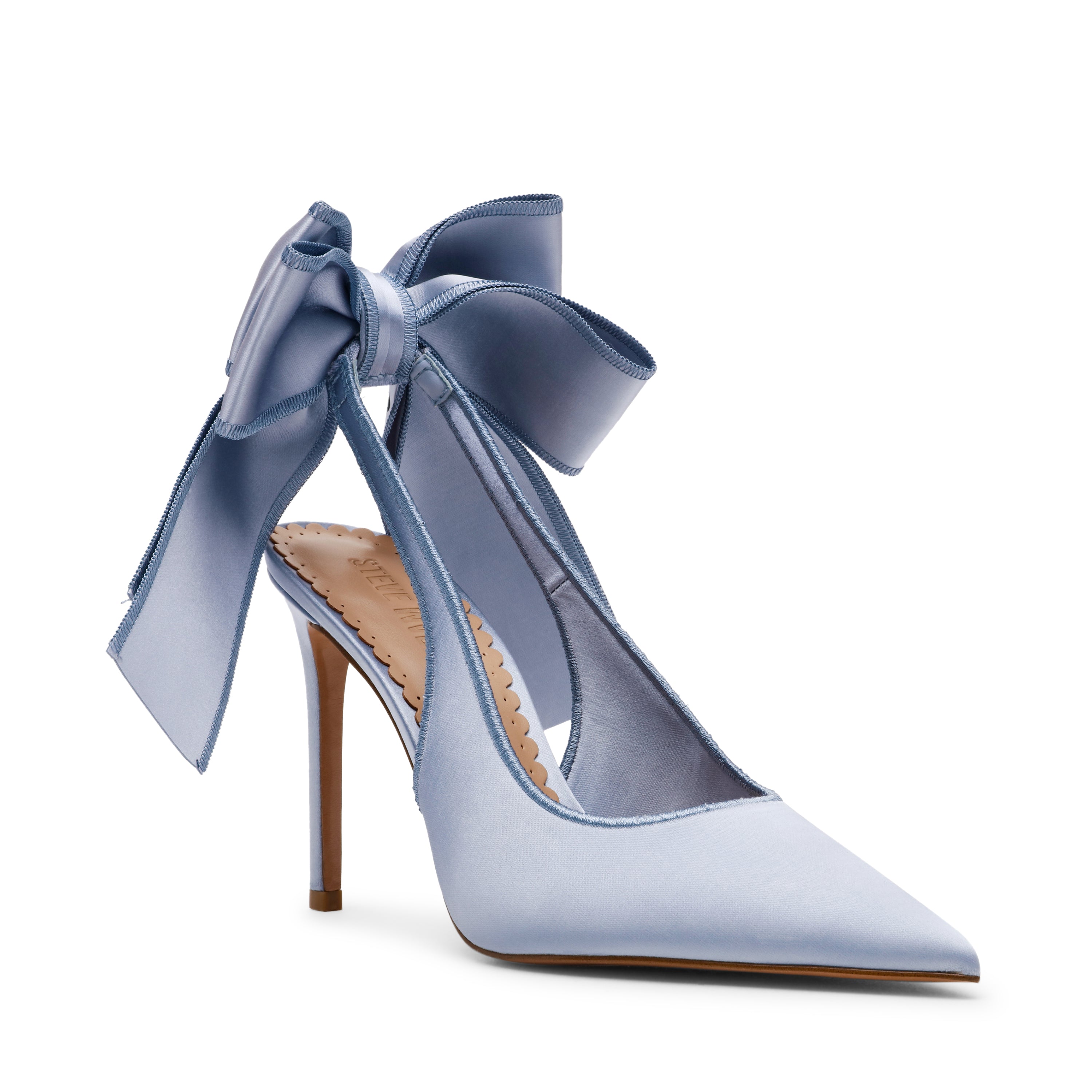 Teacup Pump BLUE SATIN - view 2