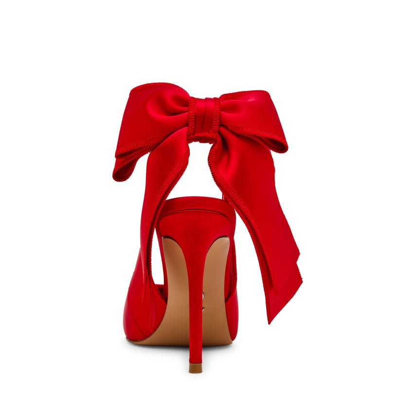 Teacup Pump RED SATIN