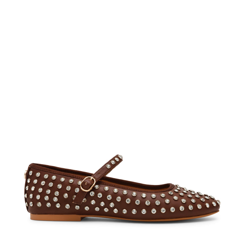 Vinetta-R Flat Shoe DK SEPIA BRN