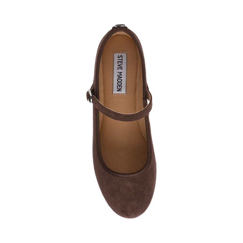 Vinetta Flat Shoe GND COFFEE SUE